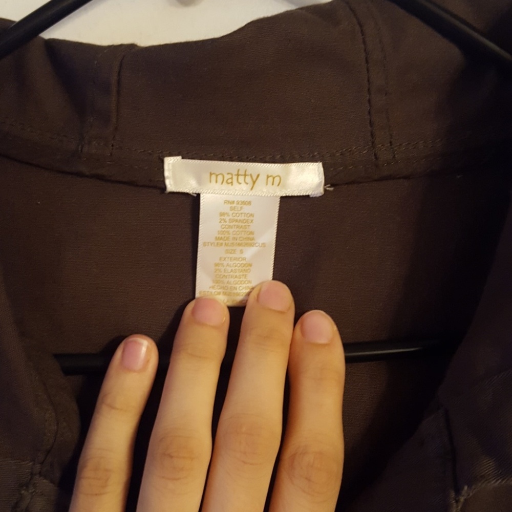 NWOT Khaki Hooded Vest - Picture 3 of 6